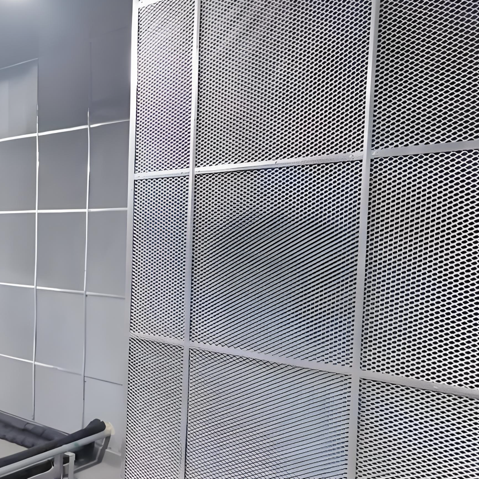 Giảm tiếng ồn âm thanh lưới nhôm mở rộng