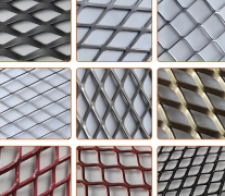Maille en aluminium expansé décoratif anodisé
