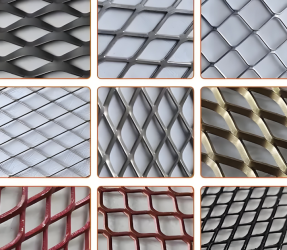 Maille en <span>aluminium</span> expansé décoratif anodisé