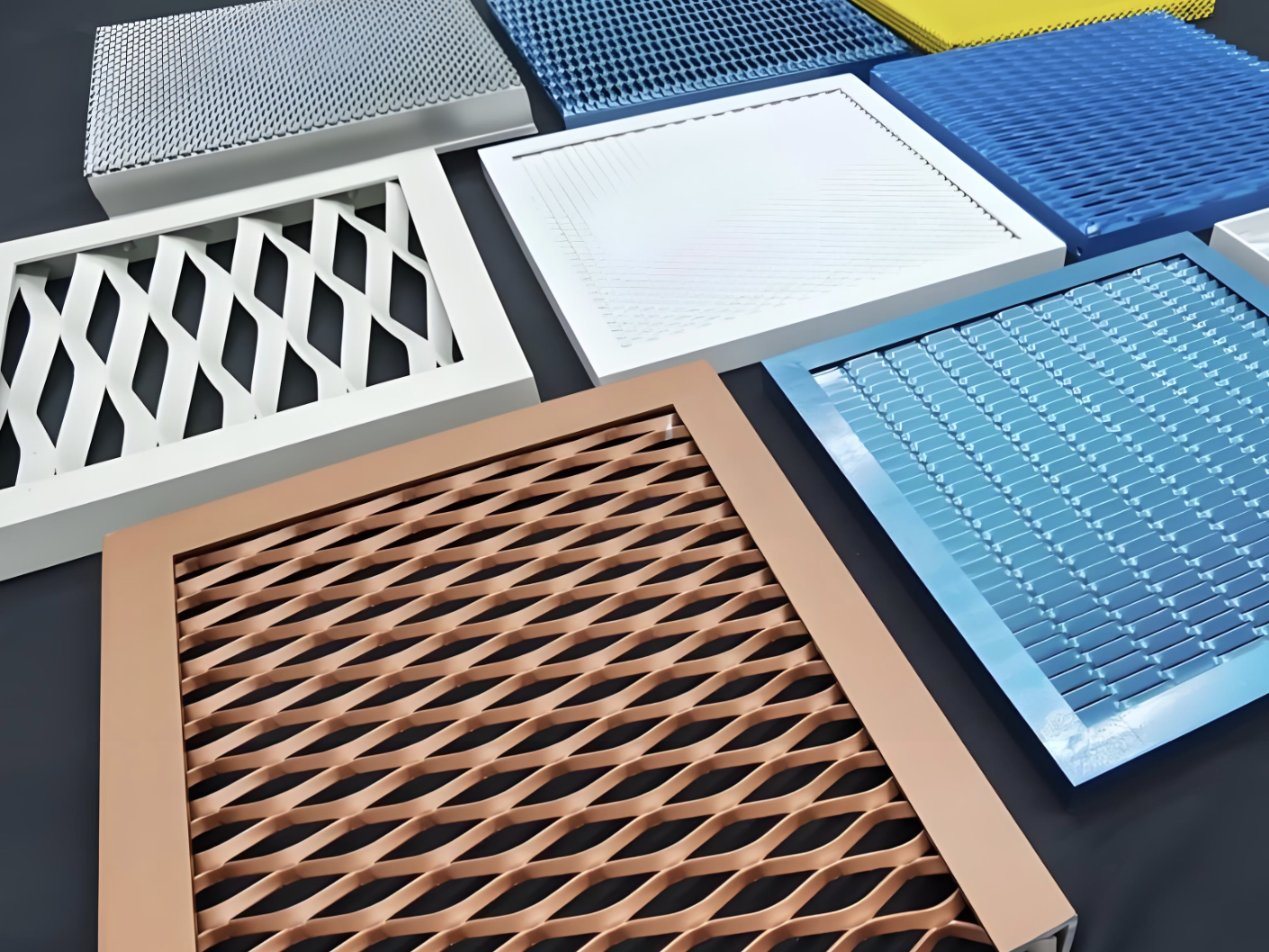 Maille en aluminium expansé décoratif anodisé