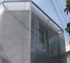 Métal augmenté par aluminium léger élevé d'ombrage de bâtiment de transmittance