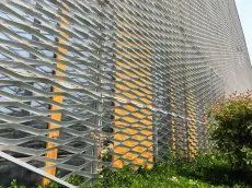 Maille décorative de bout droit d'alliage d'aluminium (catégorie de mur rideau)