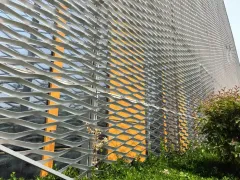 Maille décorative de bout droit d'alliage d'aluminium (catégorie de mur rideau)