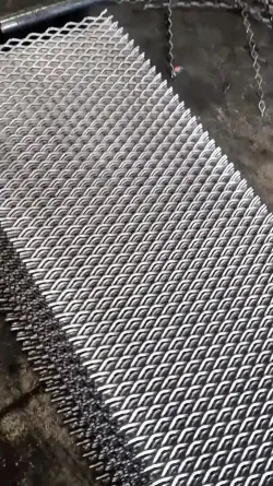 Maille en <span>métal</span> expansé en acier galvanisé à chaud