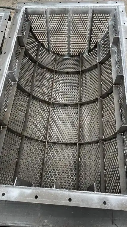 Maille augmentée de filtre industriel en acier galvanisé à chaud