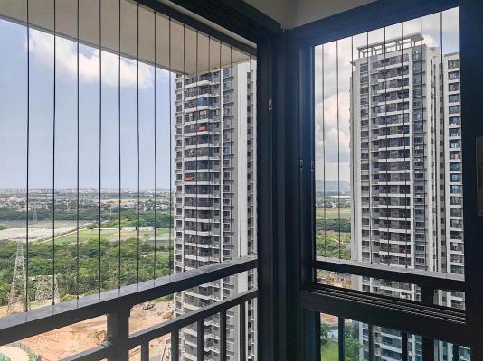 Filet de protection invisible Fenêtre commerciale