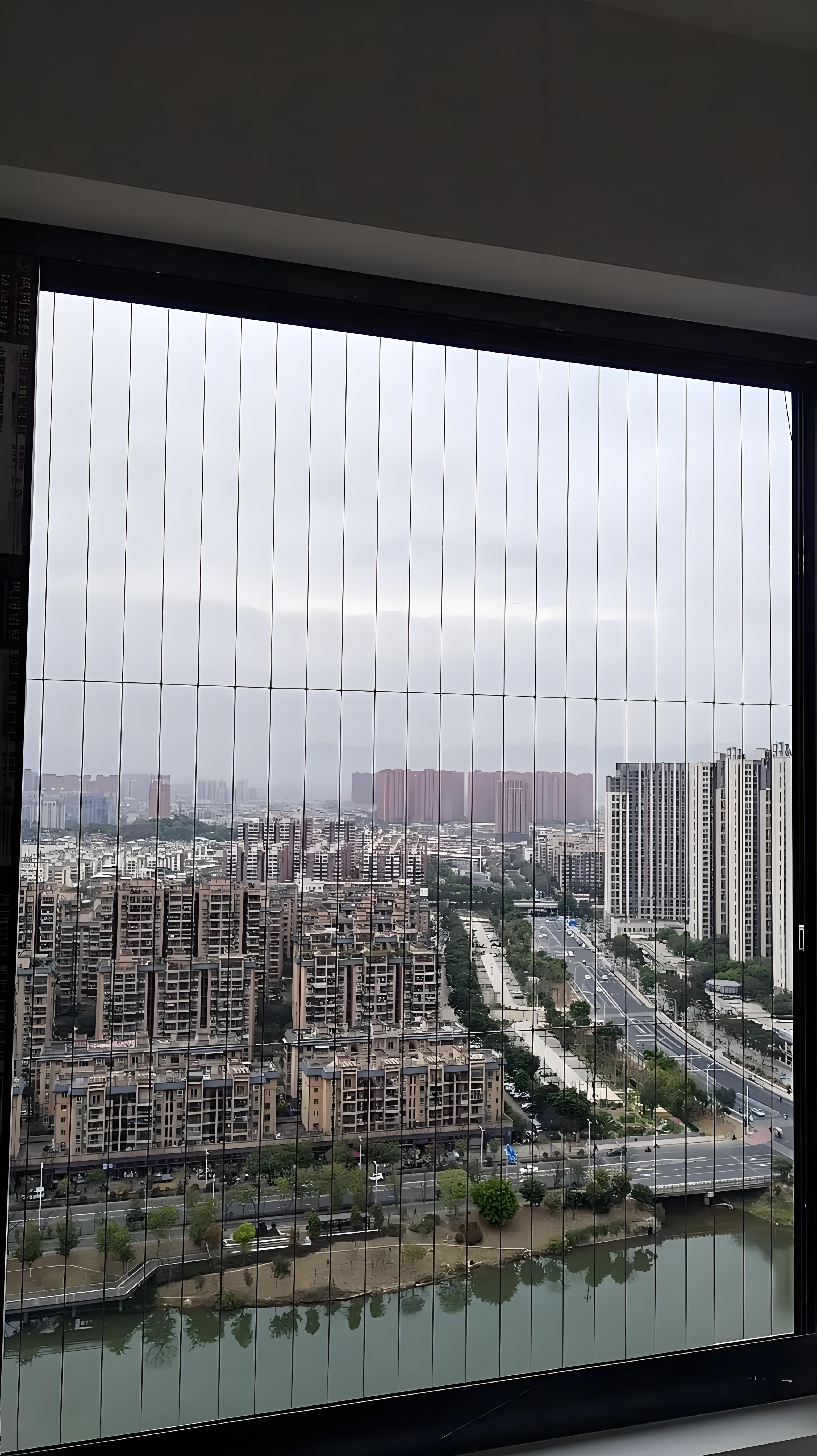 Villa Courtyard Invisible Protective Net