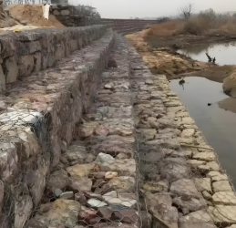 Kotak Gabion Heksagonal Galvanis Hot-<span>Dip</span>