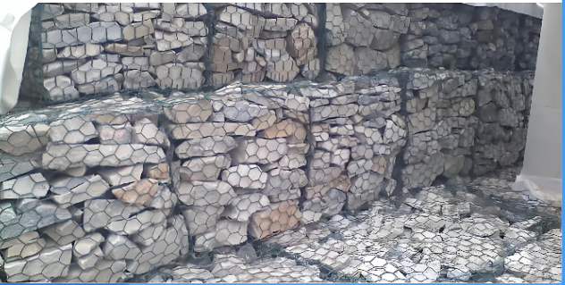 ガビオンボックス折りたたみ式亜鉛メッキ緊急洪水制御