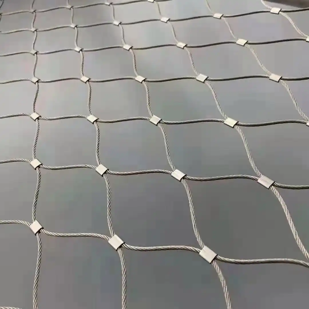 Jala Tali Anti Lempar Jembatan Baja Tahan Karat 304