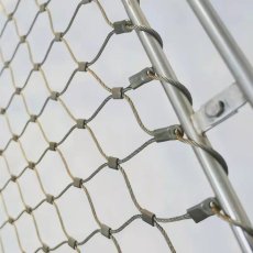 ステンレスロープメッシュヘビーデューティ316L動物園エンクロージャー