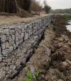 Matras Reno Gabion Kontrol Banjir Baskom