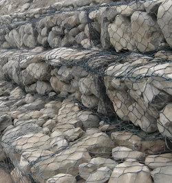 การฟื้นฟูแม่น้ำเชิงนิเวศน์ Reno <span>Gabion</span> Mattress