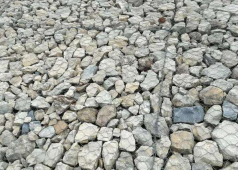 Zn-Al Alloy Coated PVC Leno Gabion Mattress