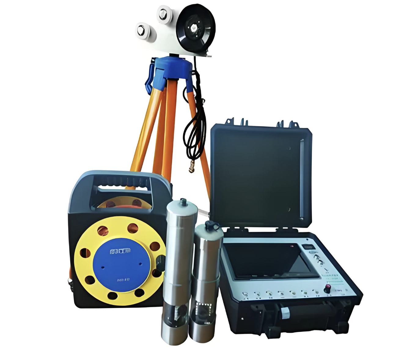 Wireless Transmission Borehole Diameter & Depth Detector