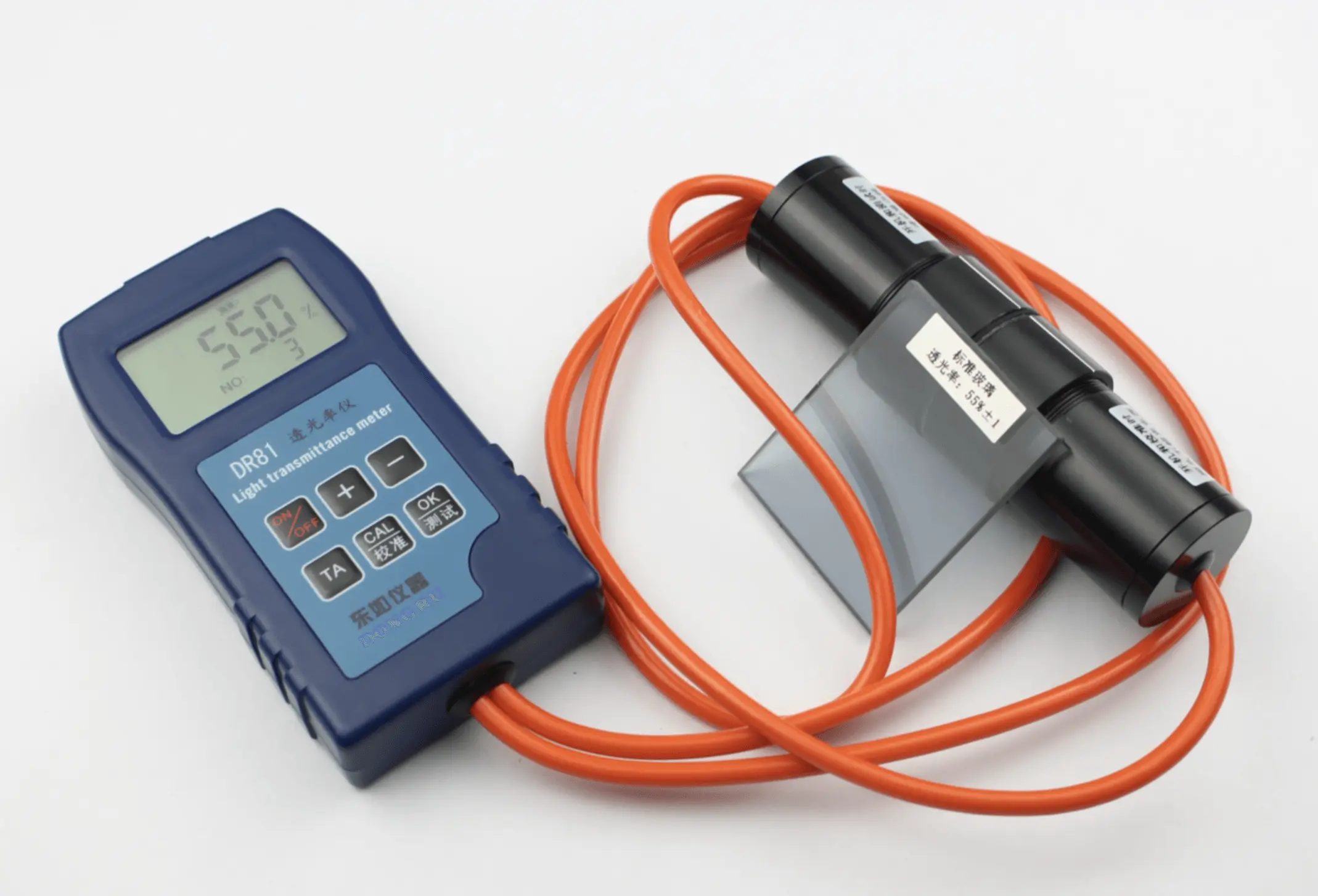 Détecteur optique industriel en ligne de transmittance