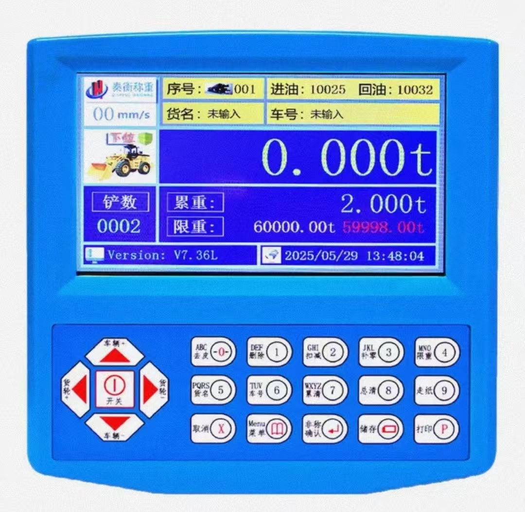 IoT-enabled Wheeled Loader Weighing Scale