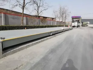 Pont-bascule électronique fixe de camion