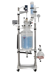 50L Jacketed Borosilicate แก้วนักบินเครื่องปฏิกรณ์