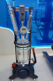 0.5L เครื่องปฏิกรณ์แก้วไดรฟ์แม่เหล็กปิดผนึกแรงดันสูง