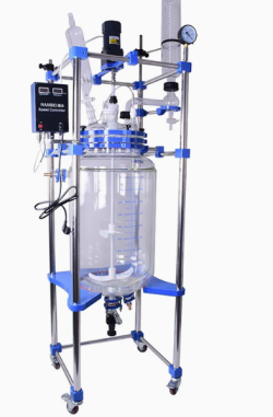 Lab-Scale Jacketed Borosilicate Glass <span>Reactor</span> (5L)