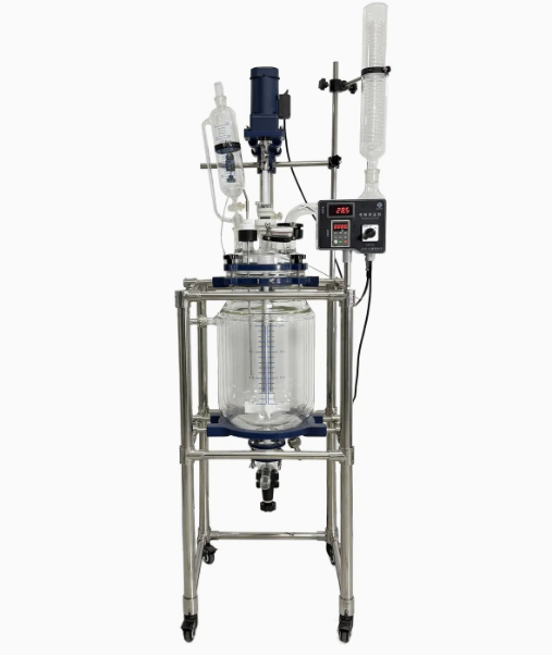 เครื่องปฏิกรณ์แก้วสูญญากาศการแช่แข็ง (20L)