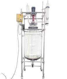 Reaktor Kaca Dua Lapisan Lab Standar