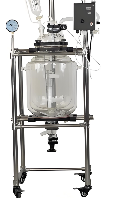 Reaktor Kaca Vakum Tiga Lapis