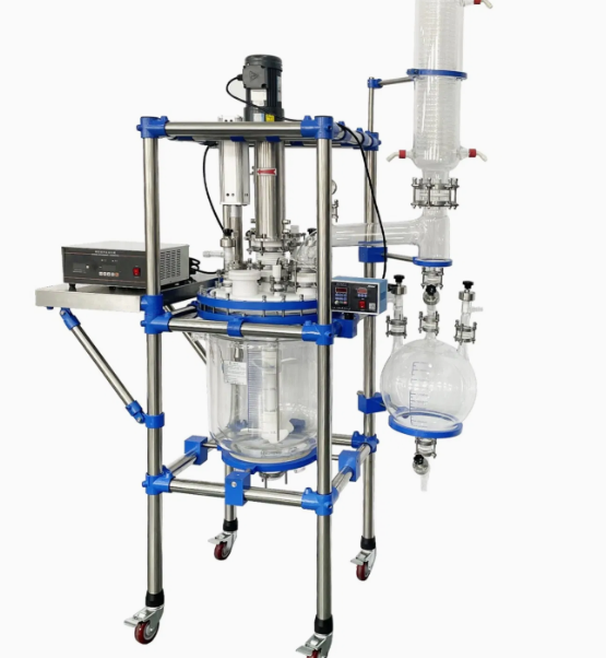 Pilot Scale Jacketed Glass Reactor