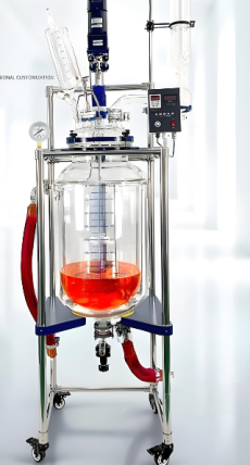 Reaktor Kaca Lapis Ganda Standar 5L