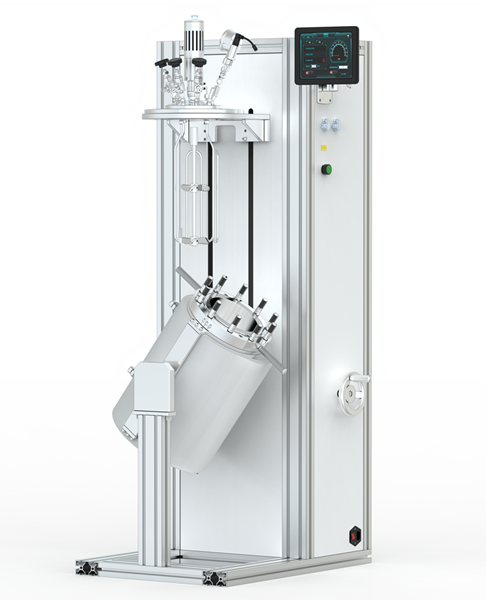 Model Reaktor Laboratorium Jaket Mengaduk Mekanis LHAC-24