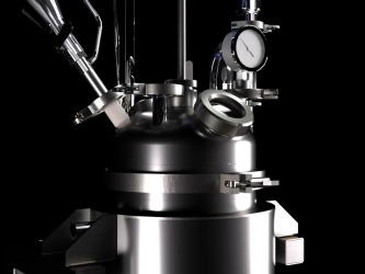 5L สแตนเลส Jacketed ห้องปฏิบัติการเครื่องปฏิกรณ์