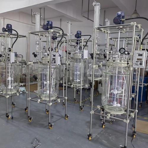 Reaktor Laboratorium Vakum Berlapis Kaca 20L