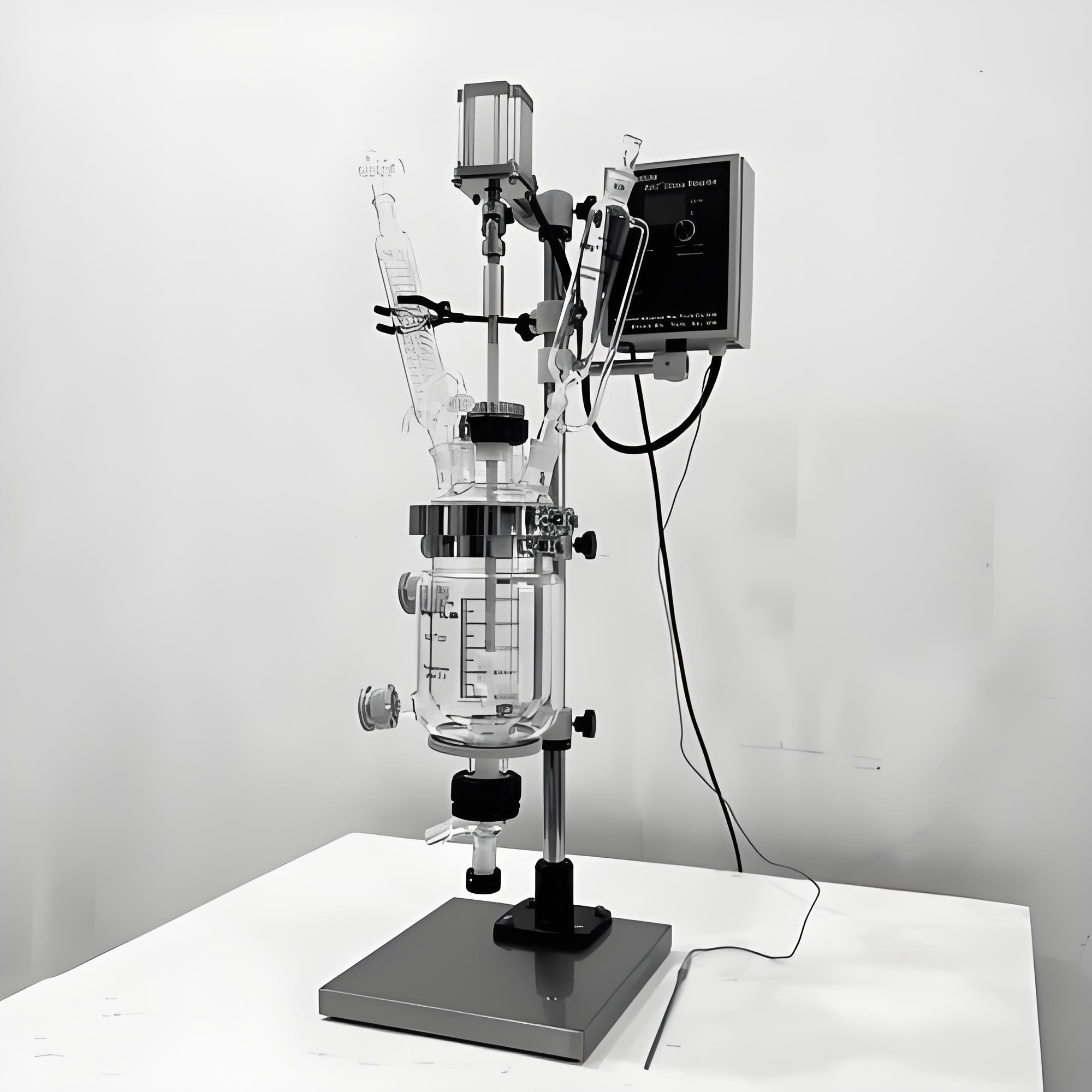 Reaktor Laboratorium Vakum Berlapis Kaca 20L