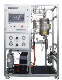 Unité d'évaluation de catalyseur couplé Raman in situ