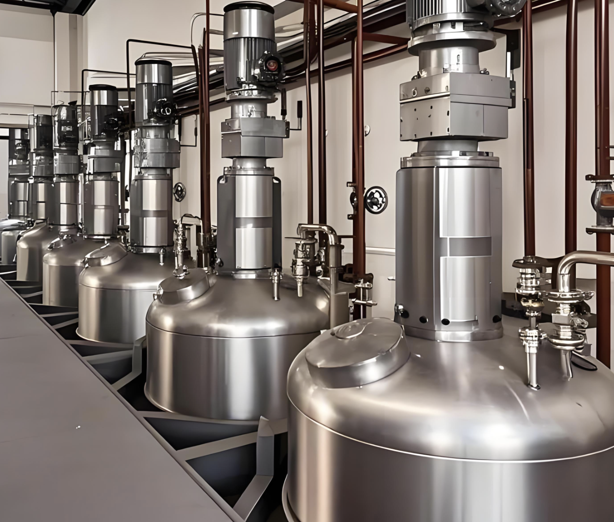 Lab-Scale SUS316L เครื่องปฏิกรณ์สแตนเลสสุขาภิบาล