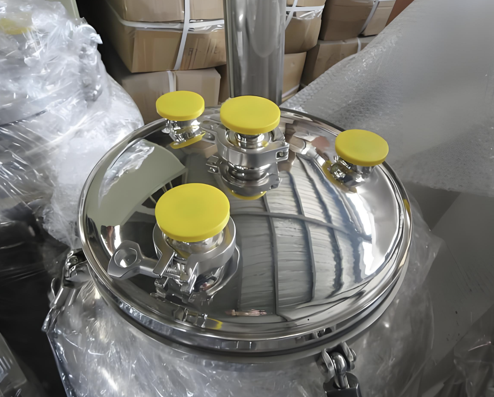 Lab-Scale SUS316L เครื่องปฏิกรณ์สแตนเลสสุขาภิบาล