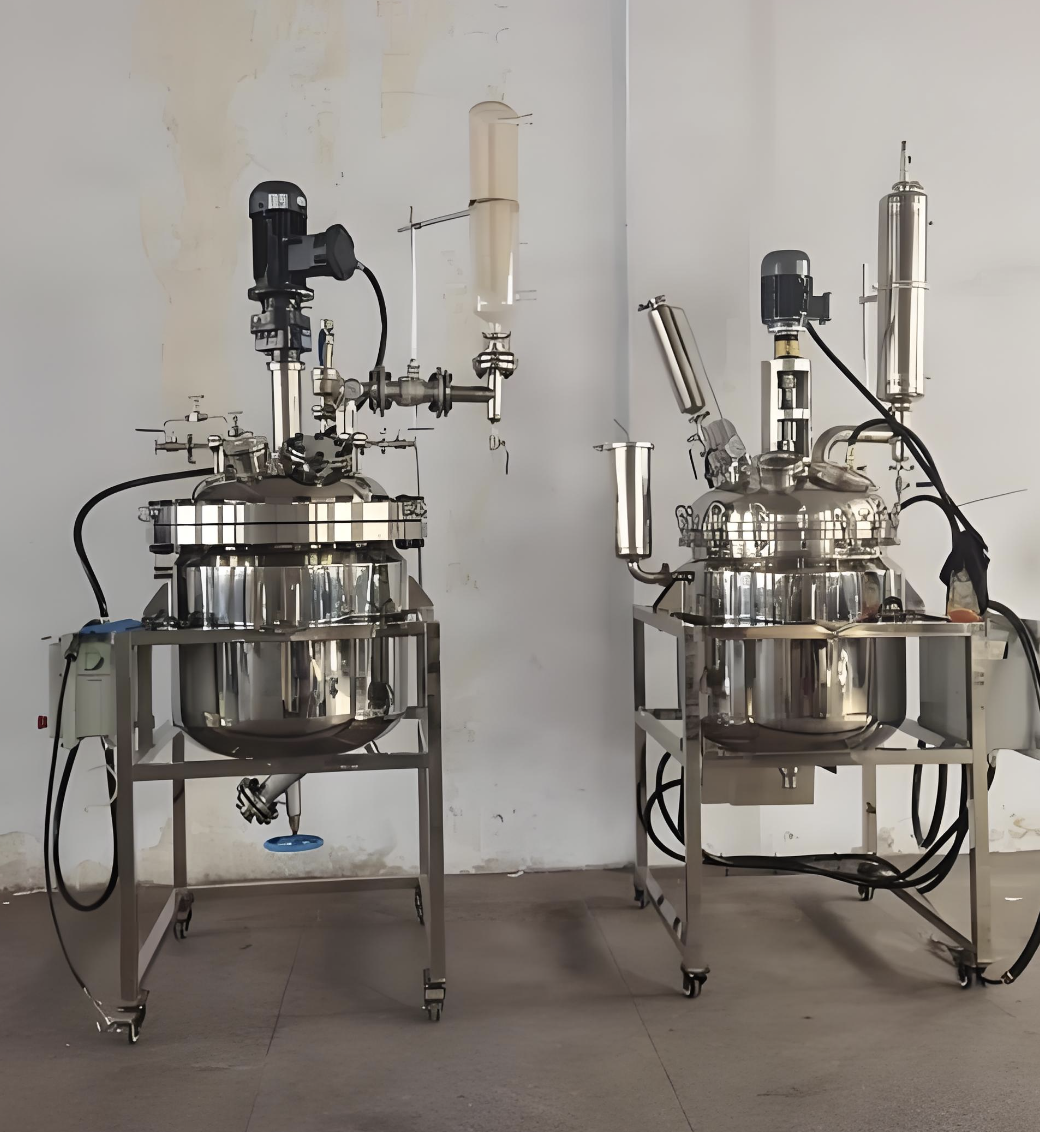 กาต้มน้ำปฏิกิริยาสแตนเลส SUS304ในห้องปฏิบัติการ50L