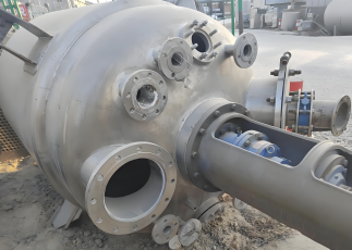 ขดลวดภายใน SUS316L สูญญากาศบีบอัดสแตนเลสเครื่องปฏิกรณ์