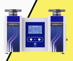 เครื่องกดอัดตัวอย่างโลหะวิทยาไฮดรอลิกปริมาณมาก