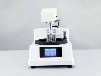 Machine de pré-affûtage et de polissage d'échantillons métallographiques avec système de refroidissement