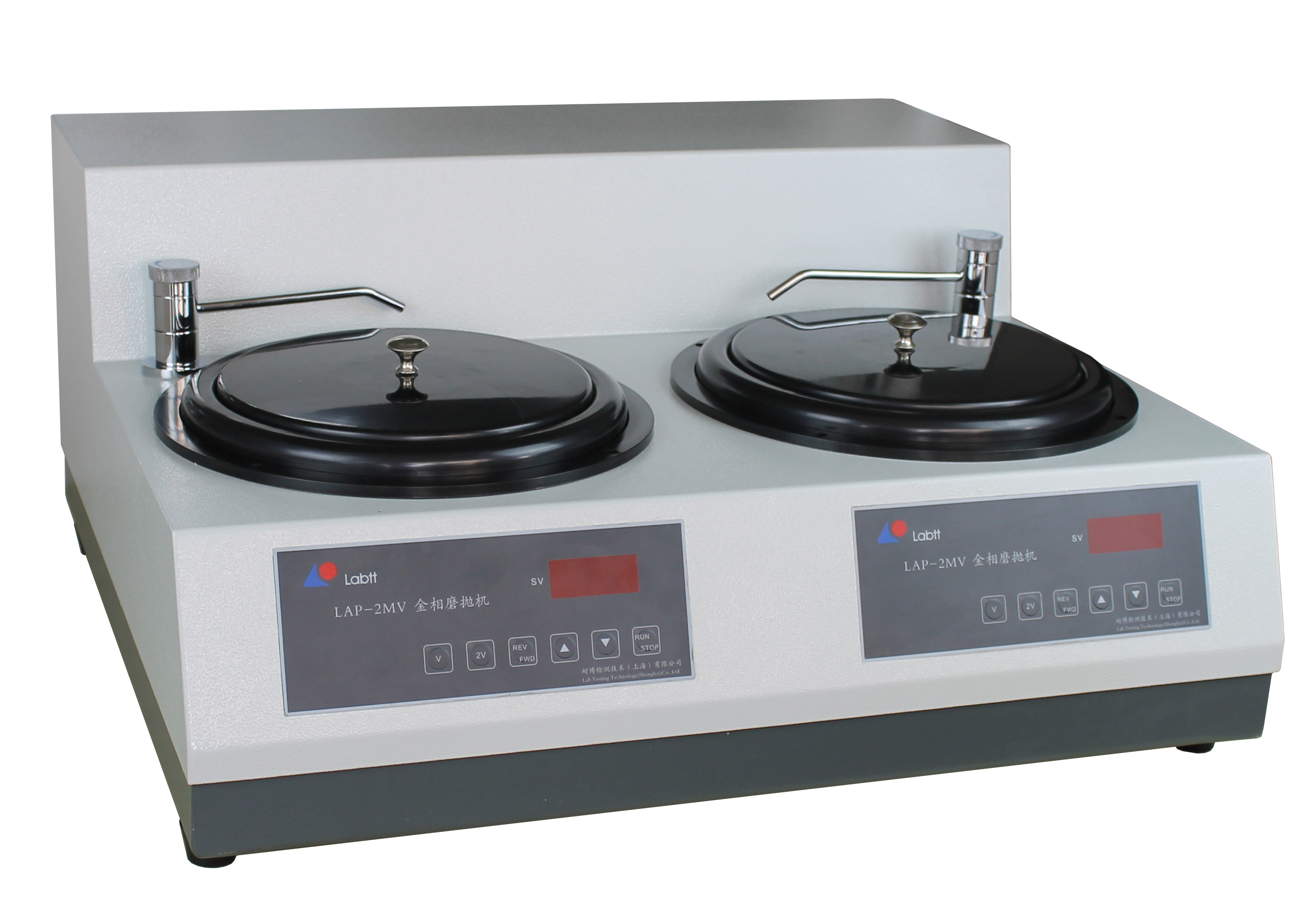 เครื่องขัดตัวอย่างโลหะวิทยอัตโนมัติสองจาน