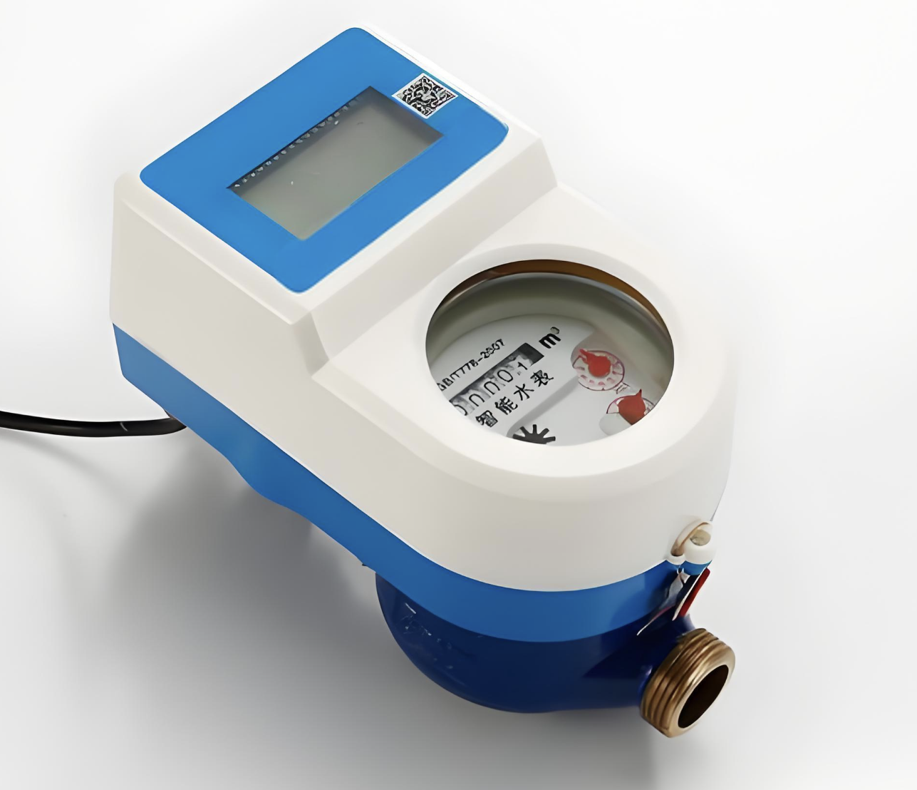 Pembaca Meter Air Dingin Pintar Ultrasonik Berkabel