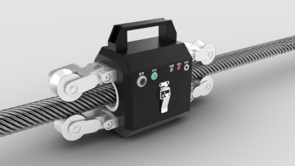 Detektor Cacat Tali Besi Nirkabel Bluetooth Cerdas