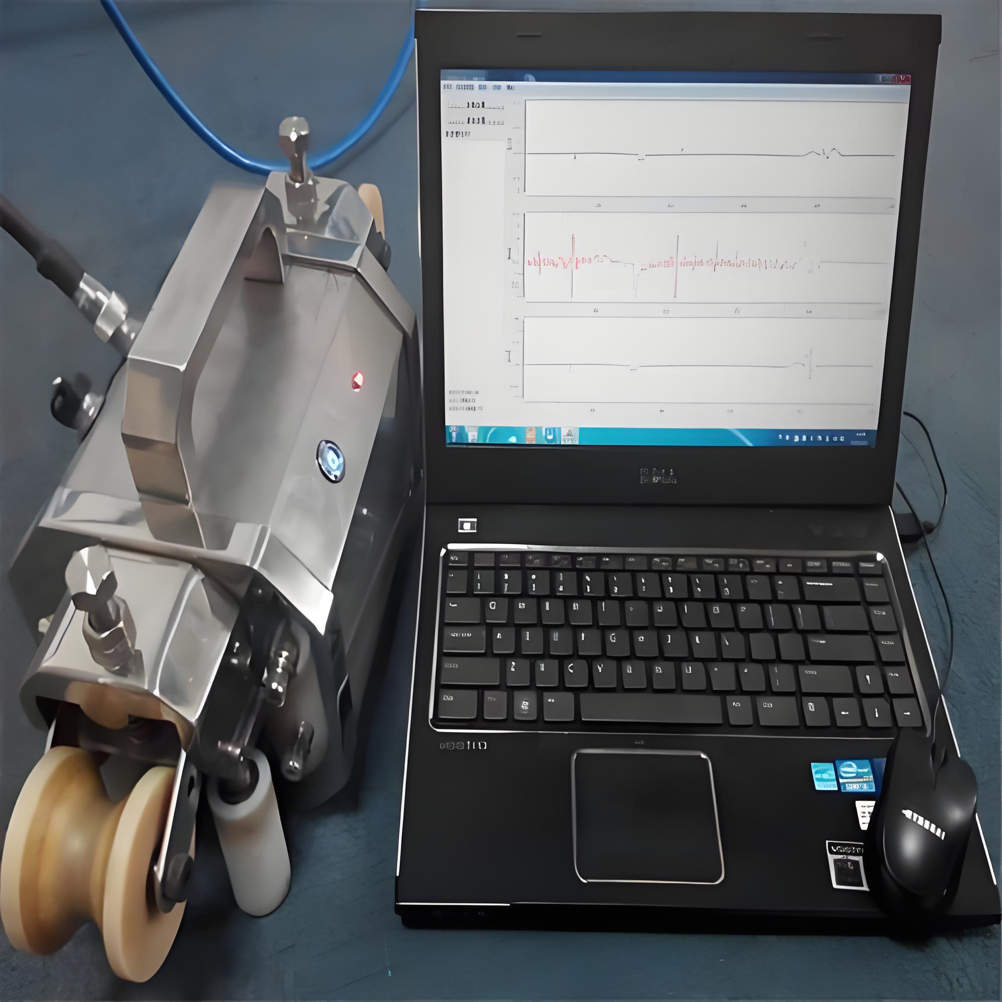 Detektor Cacat Tali Baja Multiparameter Cerdas