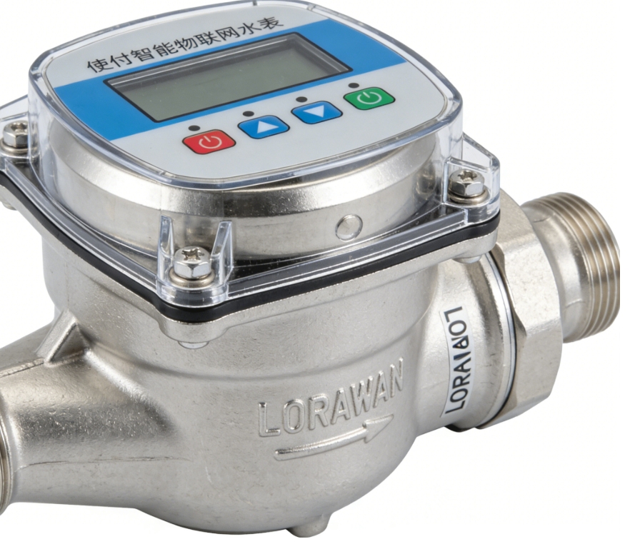 Prepaid Smart IoT Water Meter with IC Card Backup