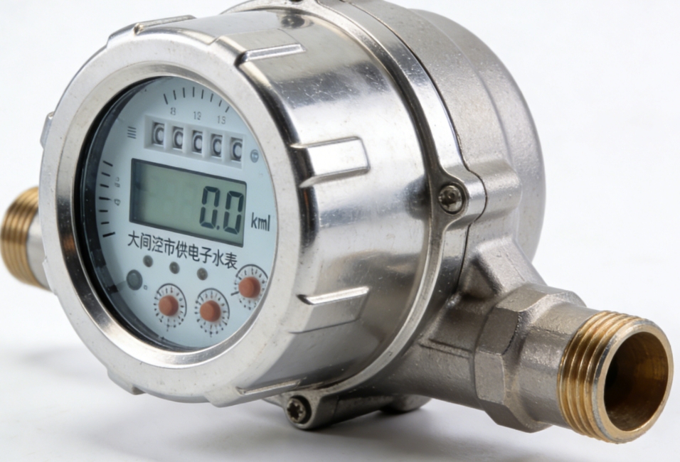 Water Meter Elektronik Pasokan Air Kota Berdiameter Besar