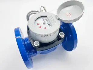 Compteur d'eau à roue à aubes résistant au froid pour extérieur