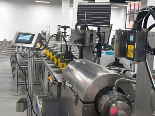 On-Line Eddy Current Flaw Detector for Production Line