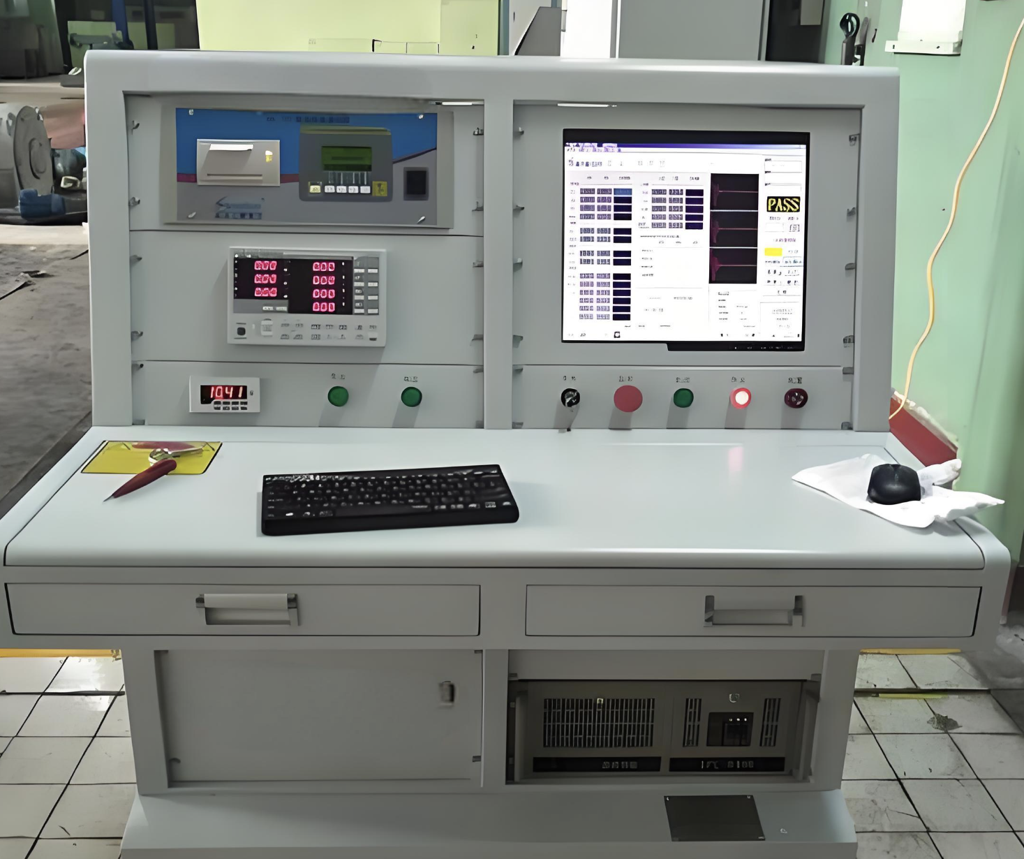 High Precision Low Voltage Motor Efficiency Test Bench